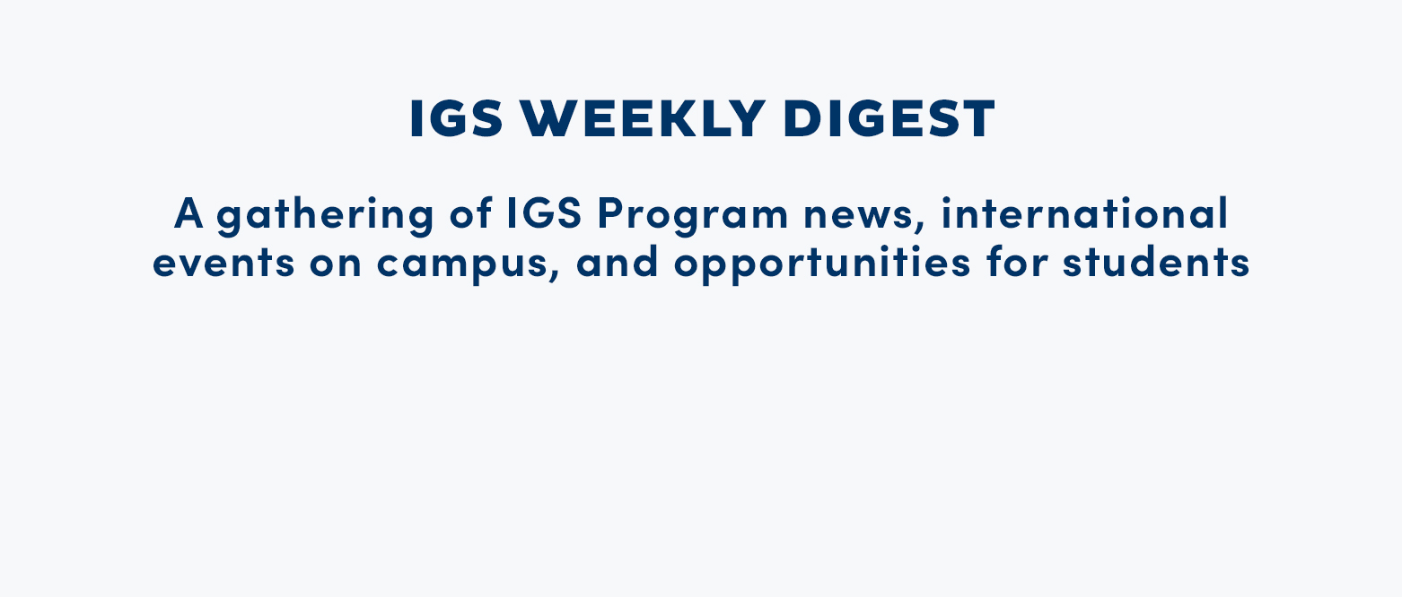 IGS weekly digest
